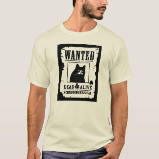 T-shirt O gato de Schrodinger