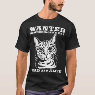 T-shirt O gato de Schrodinger quis inoperante ou vivo