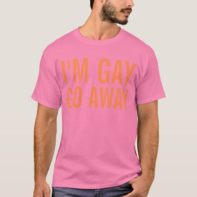 T-shirt o gay im parte (Frente)