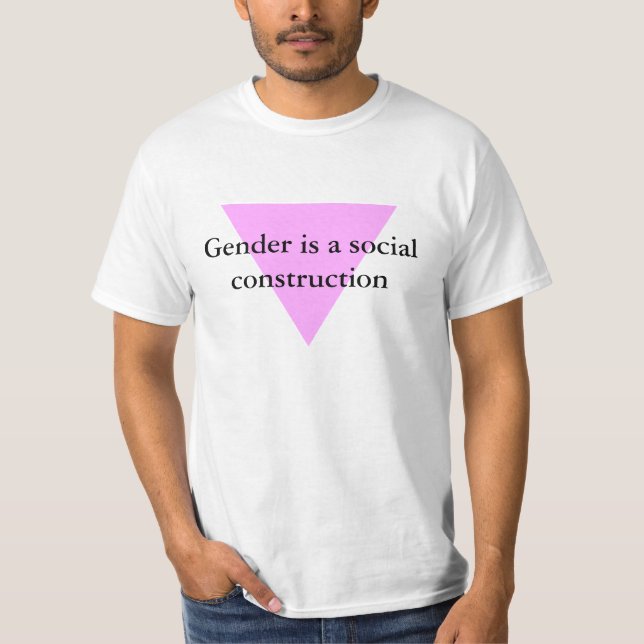 T-shirt O género é uma construção social (Frente)