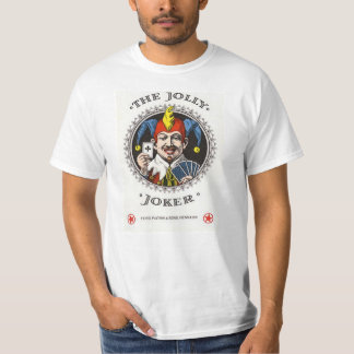 T-shirt O gráfico alegre do cartão de jogo do palhaço
