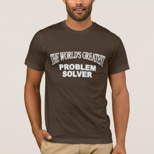 T-shirt O grande agente de resolução de problemas do mun