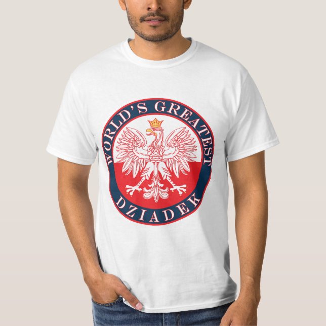 T-shirt O grande Dziadek do mundo (Frente)