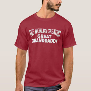 T-shirt O grande grande Granddaddy do mundo