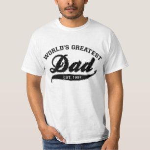 T-shirt O grande pai do mundo, EST. 199?