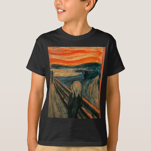 T-shirt O gritar (Edvard Munch) (Frente)