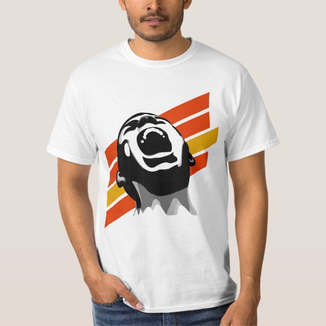 T-shirt O gritar roubado (Frente)