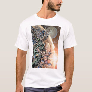 T-shirt O grupo e a lua os mais pretos da noite