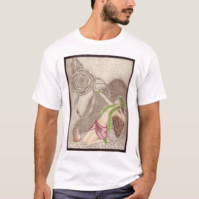 T-shirt .: O Hawaiian aumentou:. - Personalizado (Frente)