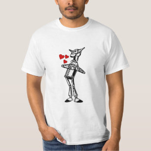 T-shirt O homem da lata tem um coração - ame o mágico d