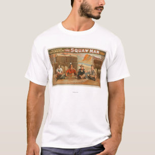 T-shirt "O homem de Squaw" - a tubulação do teatro da paz