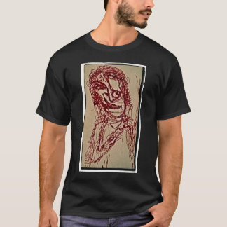 T-shirt o homem louco