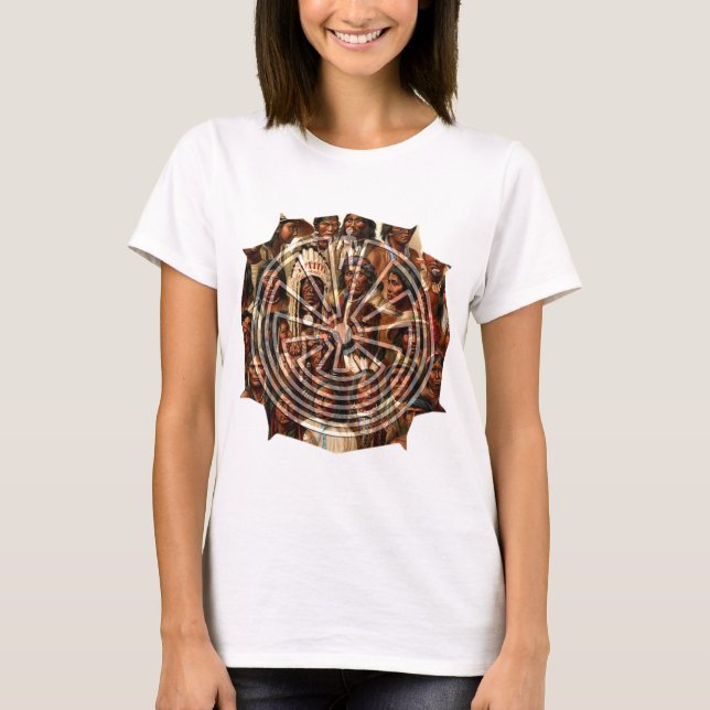 T-shirt O Homem no Maze - estilo popular (Frente)