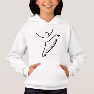 T-shirt O Hoodie das meninas do centro da dança, Hanes