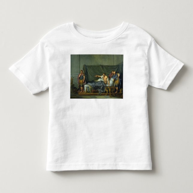 T-shirt O imperador Severus que repreende seu filho (Frente)