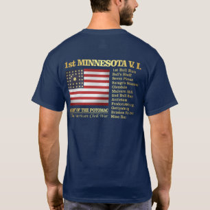 T-shirt ø Infantaria voluntária de Minnesota (BH)