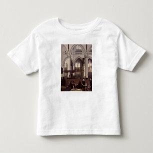 T-shirt O interior de Oude Kerk, Amsterdão, c.1660