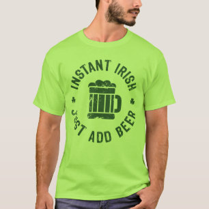 T-shirt O irlandês imediato de NSPBgtxt RND apenas
