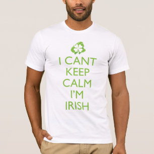 T-shirt O irlandês mantem a calma
