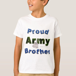 T-shirt O irmão orgulhoso do exército caçoa o T