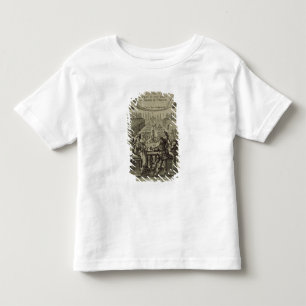 T-shirt O jardim da nobreza francesa, c.1640 (engravi