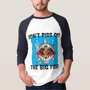 T-shirt O jérsei dos homens engraçados do mergulho