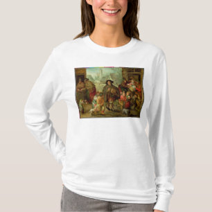 T-shirt O jogador cego de Hurdy Gurdy