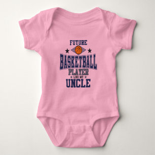 T-shirt O jogador de basquetebol futuro gosta de meu tio