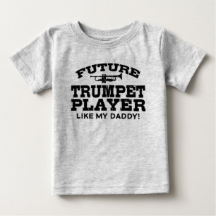 T-shirt O jogador de trombeta futuro gosta de meu pai