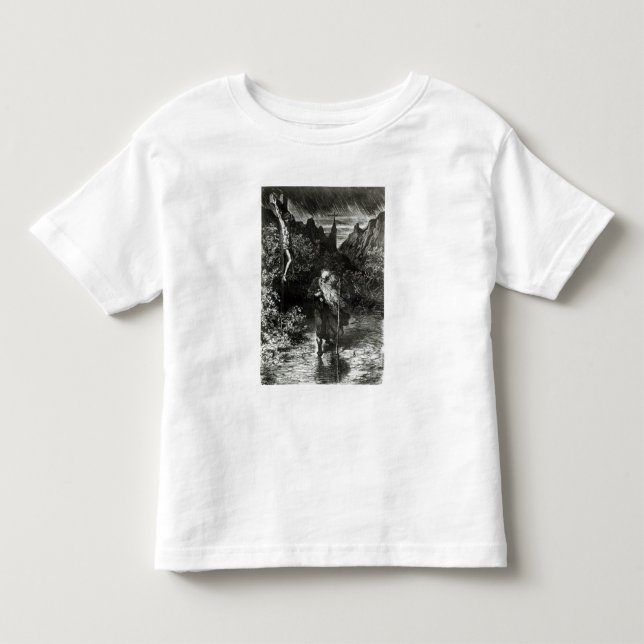 T-shirt O judeu de vagueamento (Frente)