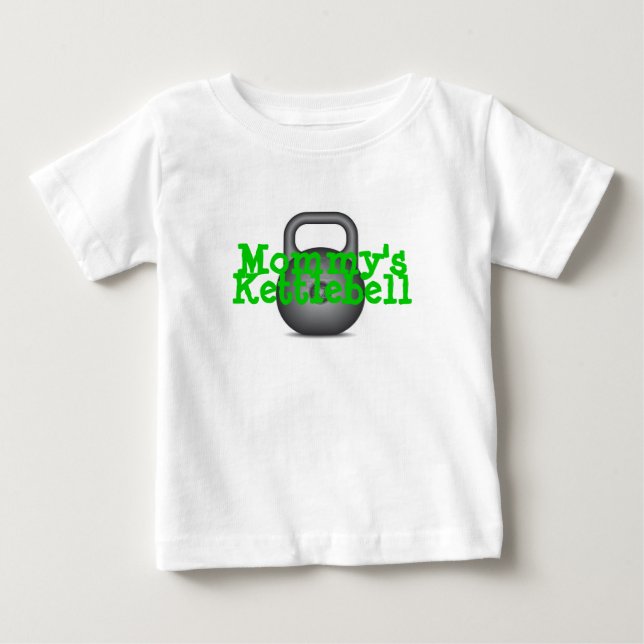 T-shirt O Kettlebell da mamã (Frente)