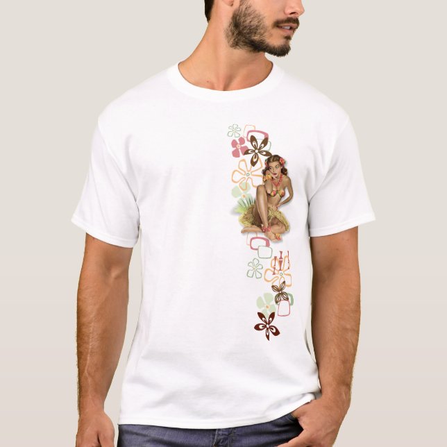 T-shirt O kitsch BItsch: Quadris de Hula! (Frente)