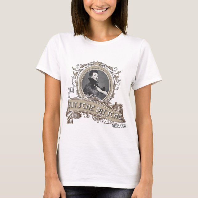 T-shirt O kitsch Bitsch: Salão de beleza du Kitsche (Frente)