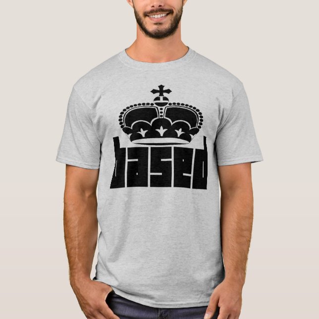 T-shirt O LABORATÓRIO BASEADO baseou reis (Frente)