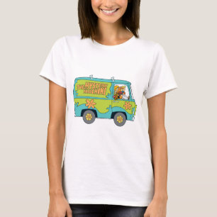 T-shirt O lado direito da máquina do mistério