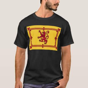 T-shirt O leão desenfreado de Scotland