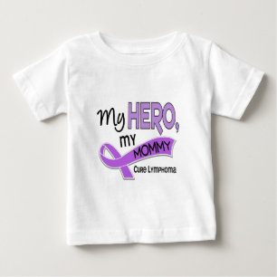 T-shirt O linfoma de Hodgkin MEU HERÓI MINHAS MAMÃES 42