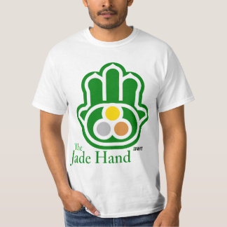 T-shirt O logotipo da mão do jade