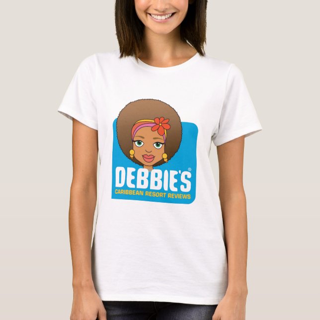 T-shirt O logotipo T de Debbie (Frente)