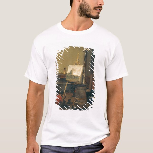 T-shirt O macaco do pintor (Frente)