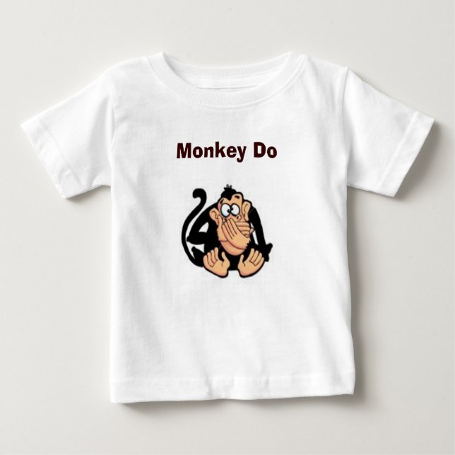 T-shirt O macaco faz (Frente)