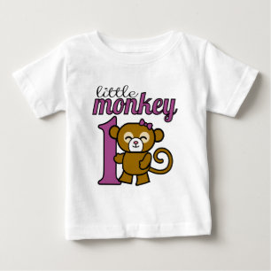 T-shirt O Macaco Garota é 1