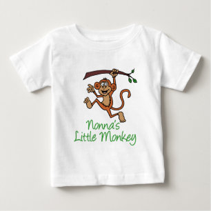 T-shirt O macaco pequeno de Nonna