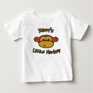 T-shirt O macaco pequeno do pai