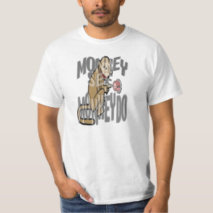 T-shirt O macaco vê o macaco fazer