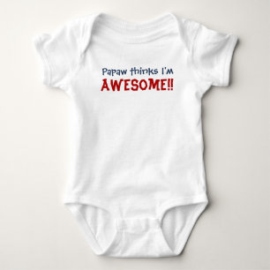 T-shirt O mamão pensa que eu sou impressionante! Bodysuit
