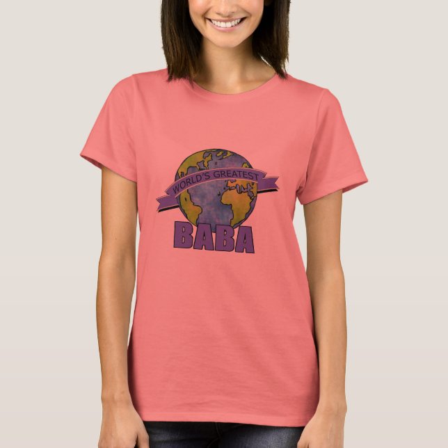 T-shirt O Melhor Baba do Mundo (Frente)