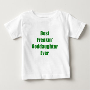 T-shirt O melhor Goddaughter de Freakin nunca