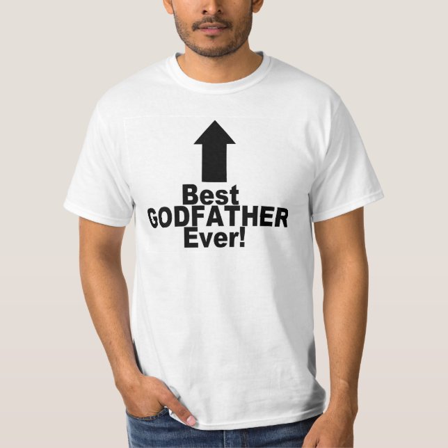 T-shirt O melhor padrinho nunca (Frente)