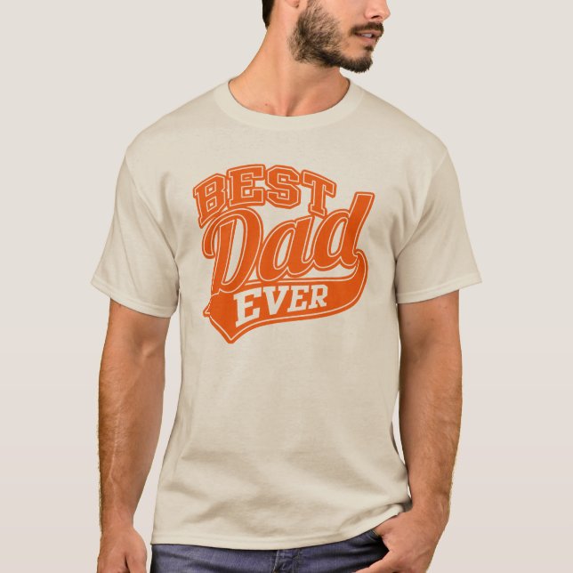 T-shirt O melhor Pai de todas as estrelas do SuperPai (Frente)